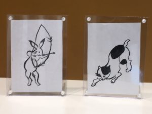 東部地域福祉センター 鳥獣戯画なぞり描き 美文字で旅する奥の細道 を体験してみませんか 岡崎市福祉事業団