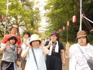 東公園でパチリ