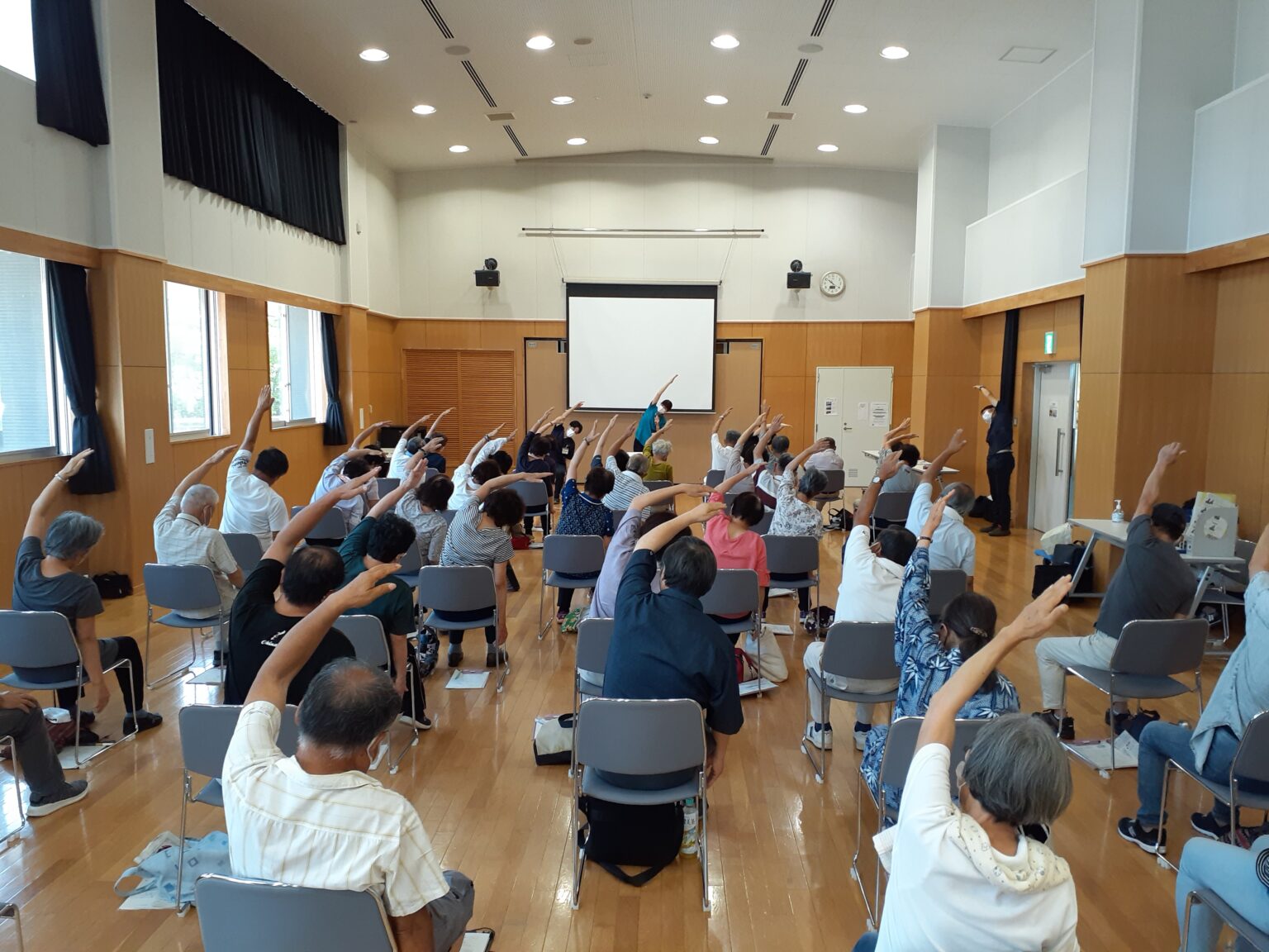 東部地域包括支援センター 岡崎ごまんぞく体操地域体力測定会及び交流会を開催しました！ 岡崎市福祉事業団